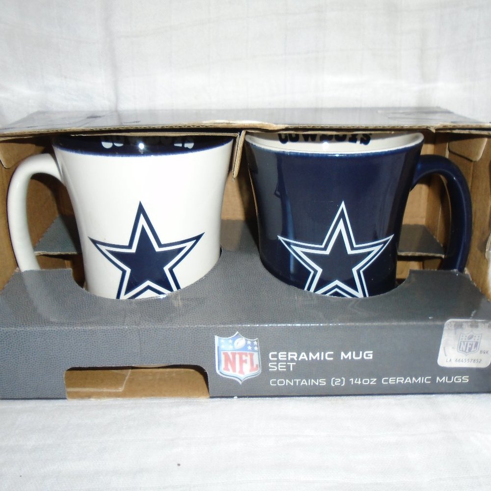 NFL Dallas Cowboys 14oz Victory Ceramic Mug Set